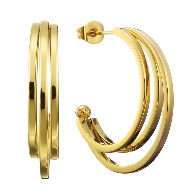 Aretes Enso Para Mujer EJE3468G Dorado