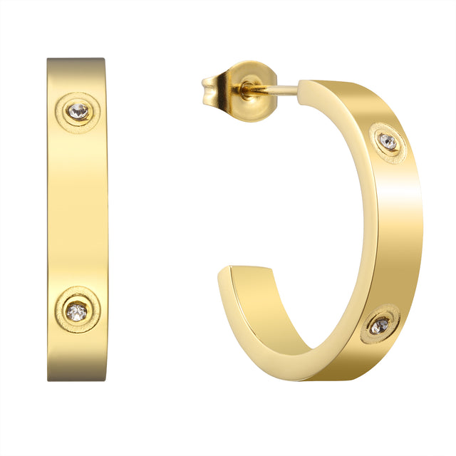 Aretes Enso Para Mujer EJE3469G Dorado