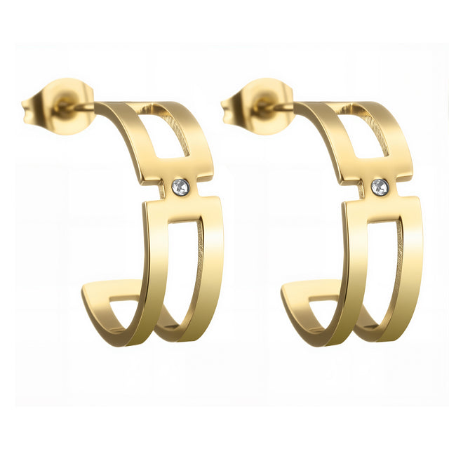 Aretes Enso Para Mujer EJE3511G Dorado