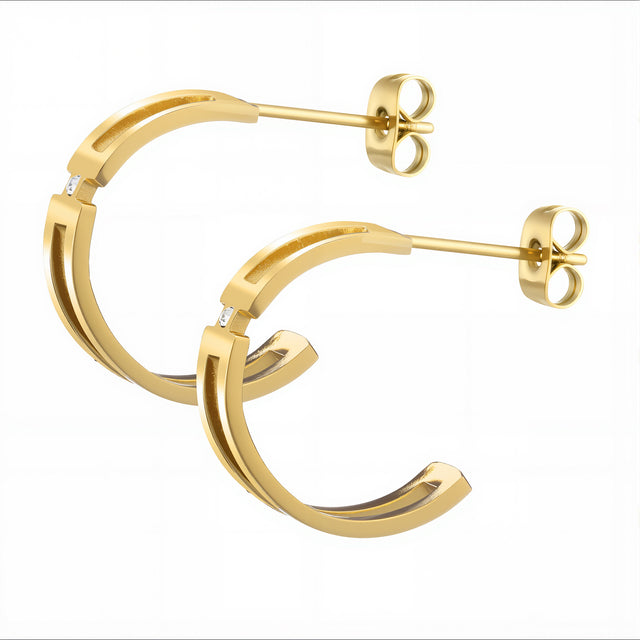 Aretes Enso Para Mujer EJE3511G Dorado