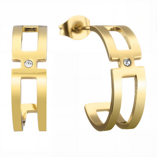 Aretes Enso Para Mujer EJE3511G Dorado