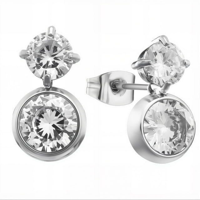 Aretes Enso Para Mujer EJE3544S Acero