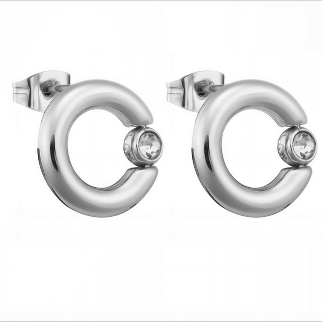Aretes Enso Para Mujer EJE3571S Acero