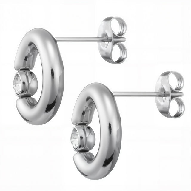 Aretes Enso Para Mujer EJE3571S Acero