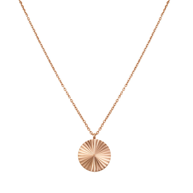 Collar y Dije Acero Inoxidable Enso Para Mujer EJN3368R Rosado