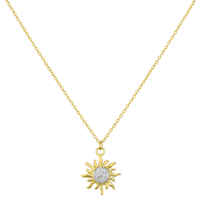 Collar y Dije de Acero Inoxidable Enso Para Mujer EJN3395G