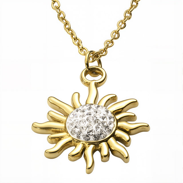 Collar y Dije de Acero Inoxidable Enso Para Mujer EJN3395G