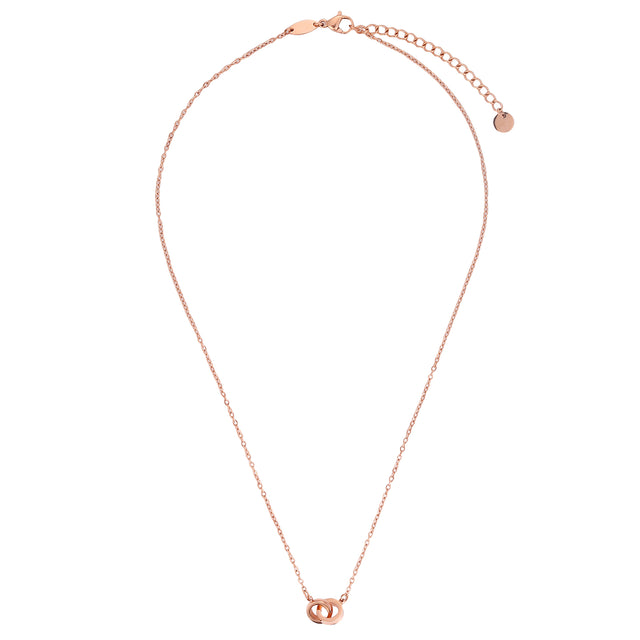 Collar y Dije Enso Para Mujer EJN3436R Rosado
