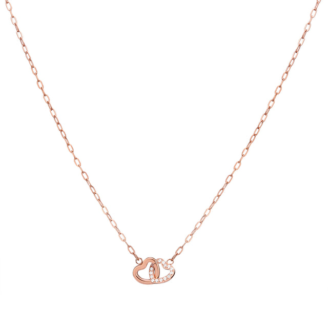Collar y Dije Enso Para Mujer EJN3441R Rosado