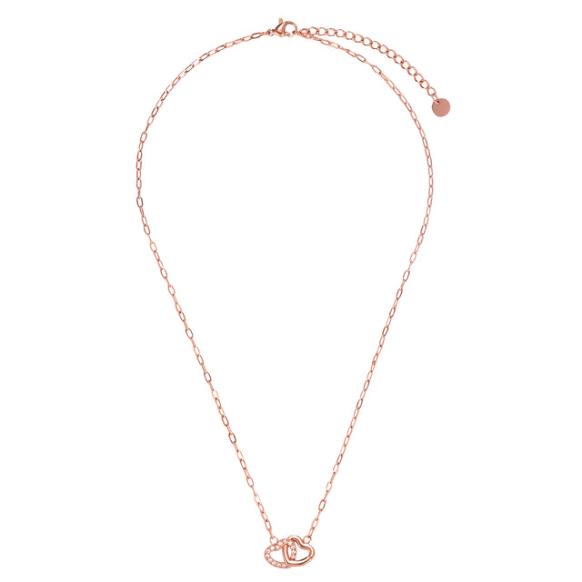 Collar y Dije Enso Para Mujer EJN3441R Rosado