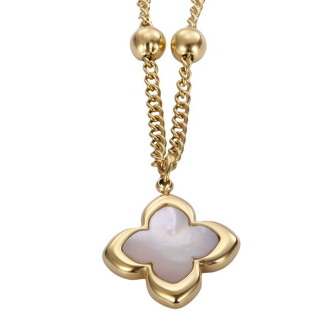 Collar y Dije Enso Para Mujer EJN3442G Dorado