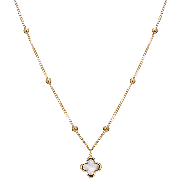Collar y Dije Enso Para Mujer EJN3442G Dorado
