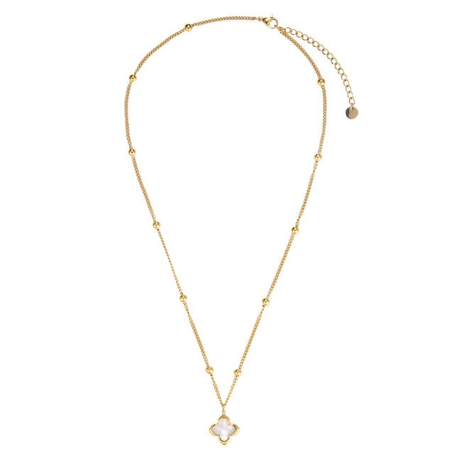 Collar y Dije Enso Para Mujer EJN3442G Dorado