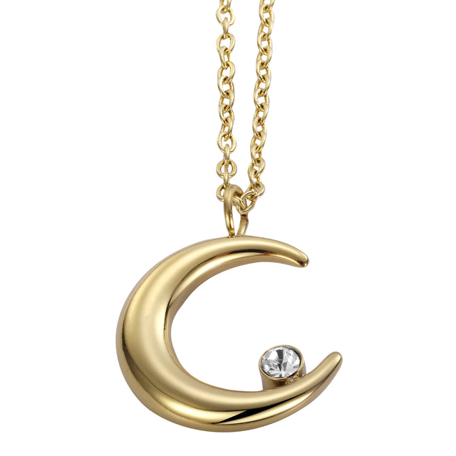 Collar y Dije Enso Para Mujer EJN3445G Dorado