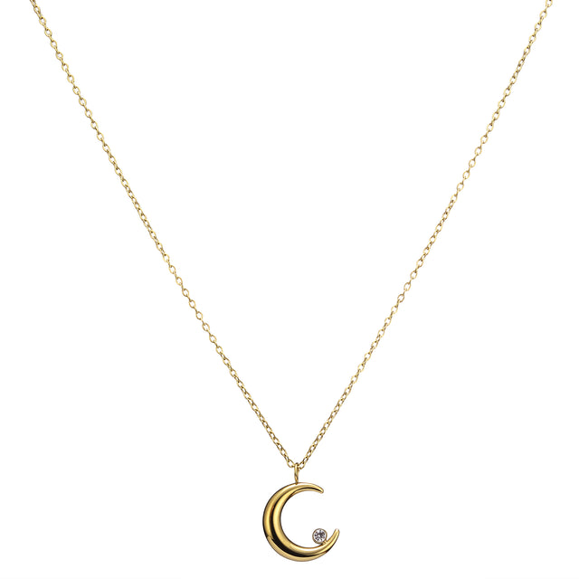 Collar y Dije Enso Para Mujer EJN3445G Dorado