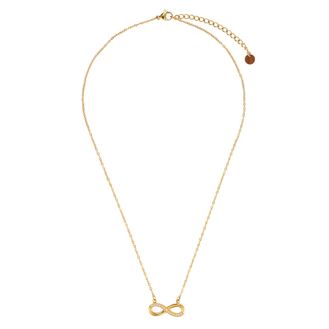 Collar y Dije Enso Para Mujer EJN3477G Dorado
