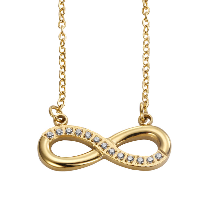 Collar y Dije Enso Para Mujer EJN3477G Dorado