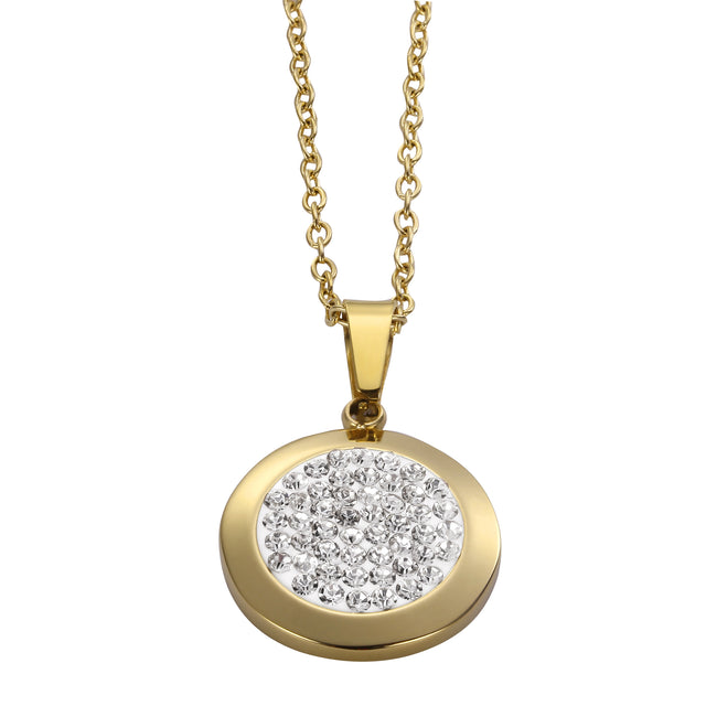 Collar y Dije Enso Para Mujer EJN3480G Dorado