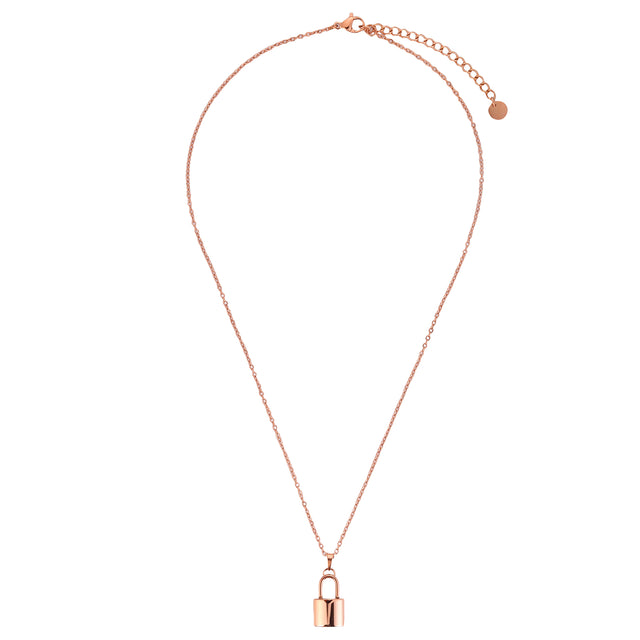Collar y Dije Enso Para Mujer EJN3486R Rosado