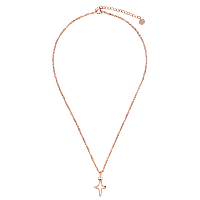 Collar y Dije Enso Para Mujer EJN3488R Rosado