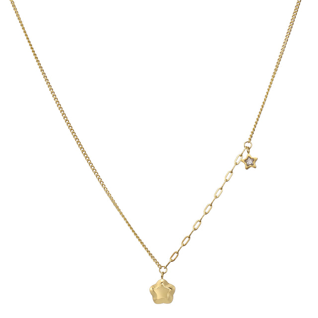 Collar y Dije Enso Para Mujer EJN3554G Dorado