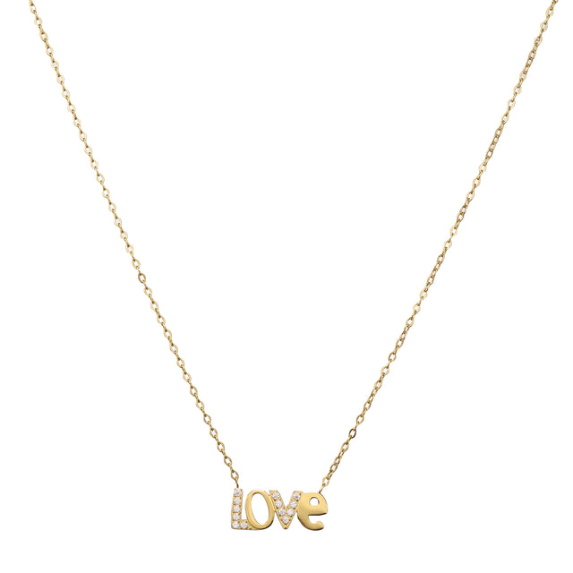 Collar y Dije Enso Para Mujer EJN3557G Dorado