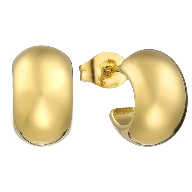 Set De Aretes y Collar de Acero Inoxidable Enso para Dama EJS3322G Dorado