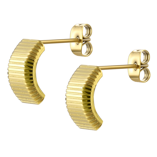 Set de Collar y Aretes Acero Inoxidable Enso Para Mujer EJS3375G Dorado