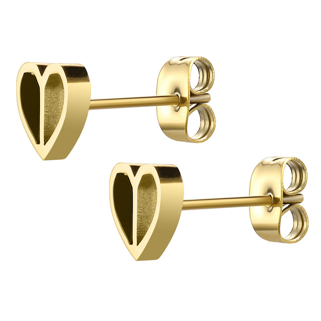 Set de Collar y Aretes Acero Inoxidable Enso Para Mujer EJS3377G Dorado