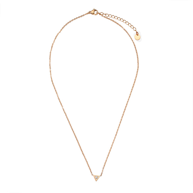Set de Collar y Aretes Acero Inoxidable Enso Para Mujer EJS3379R Rosado