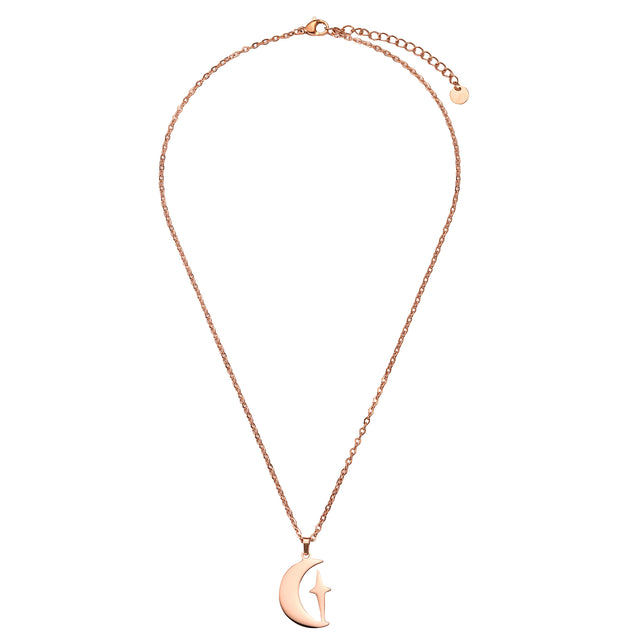 Set de Collar y Aretes de Acero Inoxidable Enso Para Mujer EJS3412R