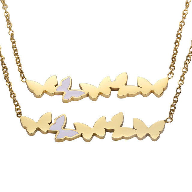 Set de Collar y Aretes Enso Para Mujer EJS3460G Dorado