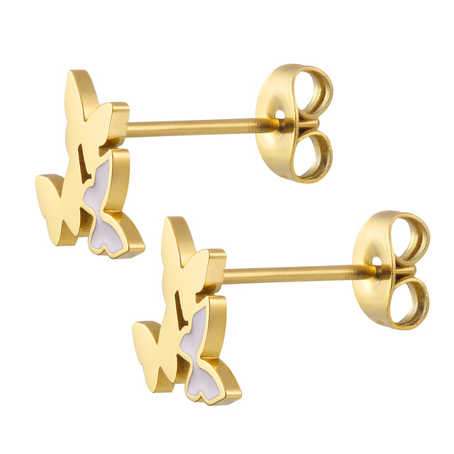 Set de Collar y Aretes Enso Para Mujer EJS3460G Dorado