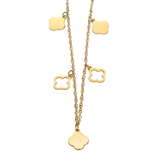Set de Collar y Aretes Enso Para Mujer EJS3461G Dorado