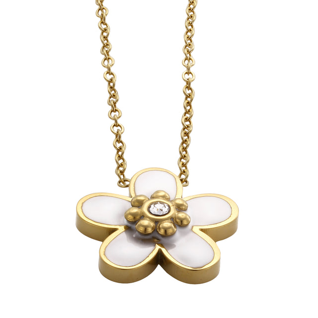 Set de Collar y Aretes Enso Para Mujer EJS3530G Dorado