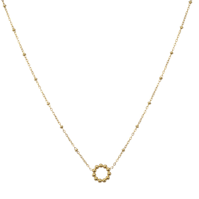 Set de Collar y Aretes Enso Para Mujer EJS3535G Dorado