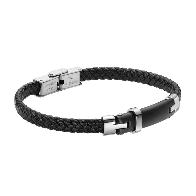 Pulsera Enso Acero Inoxidable Para Hombre EMB159B Negro