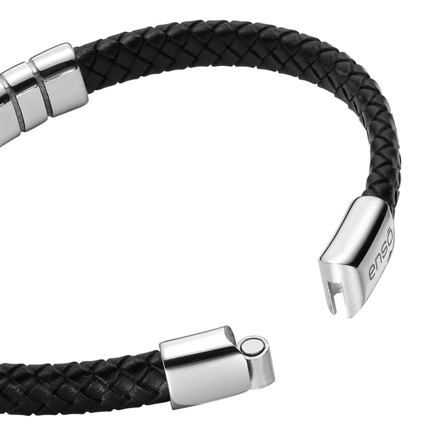 Pulsera Enso Acero Inoxidable Para Hombre EMB161B Negro