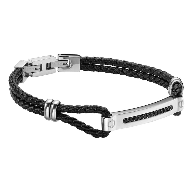 Pulsera Enso Acero Inoxidable Para Hombre EMB165G Negro