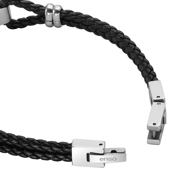 Pulsera Enso Acero Inoxidable Para Hombre EMB165G Negro