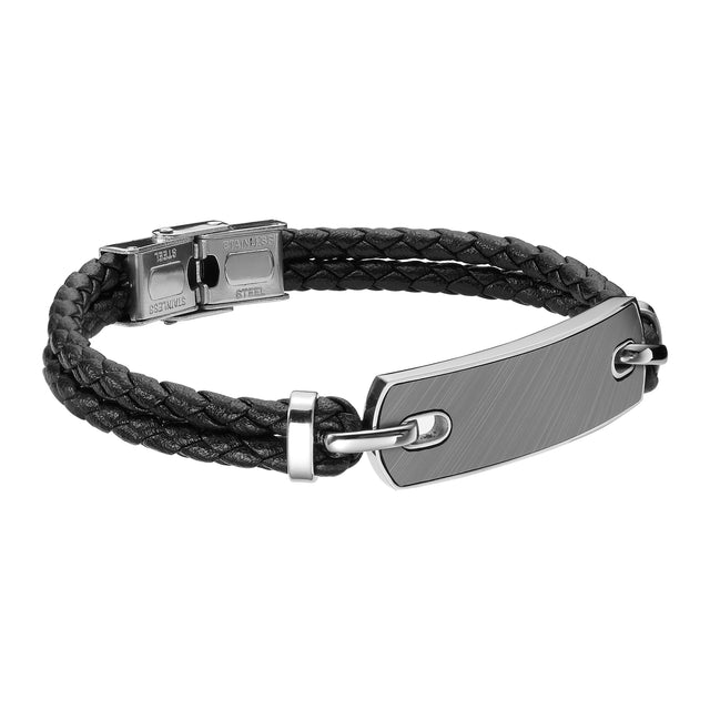 Pulsera Enso Acero Inoxidable Para Hombre EMB166B Negro