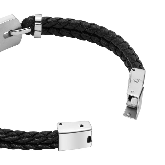 Pulsera Enso Acero Inoxidable Para Hombre EMB166B Negro