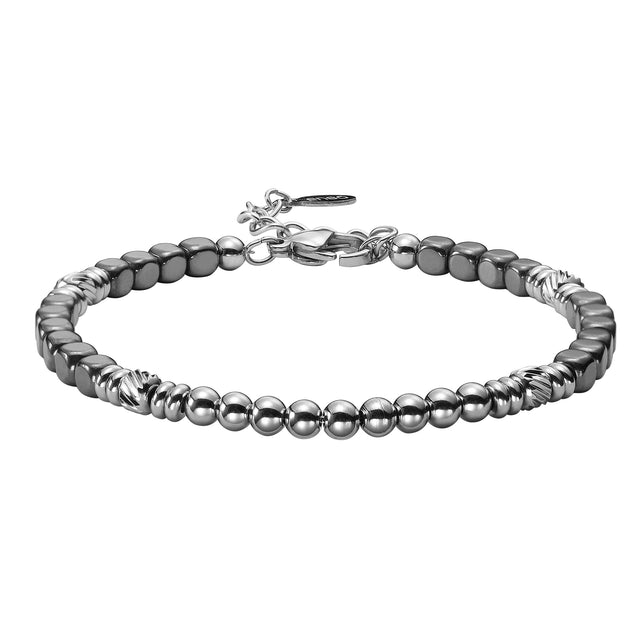 Pulsera Enso Acero Inoxidable Para Hombre EMB168S Plateado