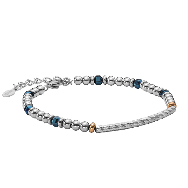 Pulsera Enso Acero Inoxidable Para Hombre EMB170S Plateado
