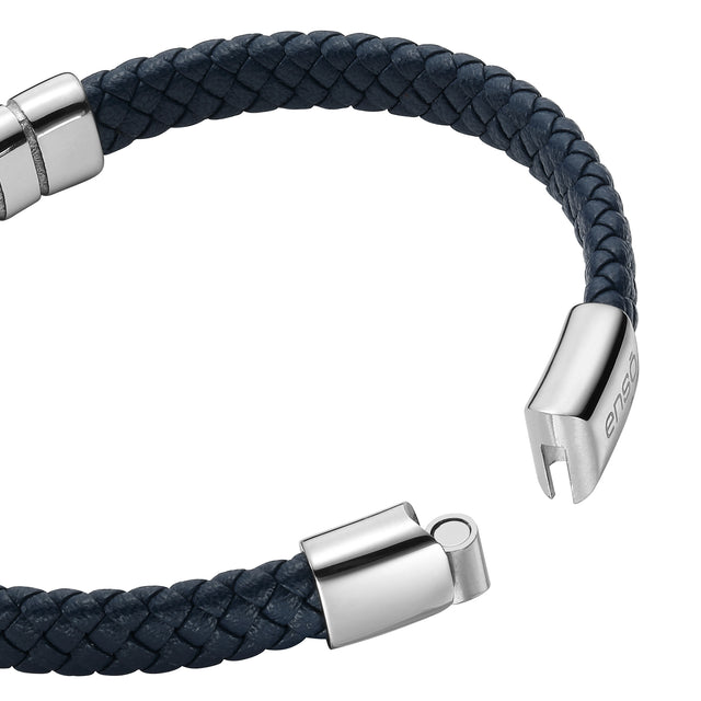 Pulsera Enso Acero Inoxidable Para Hombre EMB173BL Azul