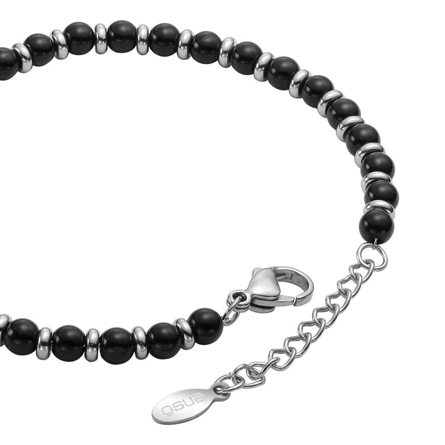 Pulsera Enso Acero Inoxidable Para Hombre EMB176B Negro