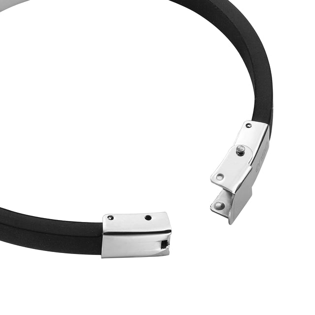 Pulsera de Acero Inoxidable Enso Para Hombre EMB190S Negro