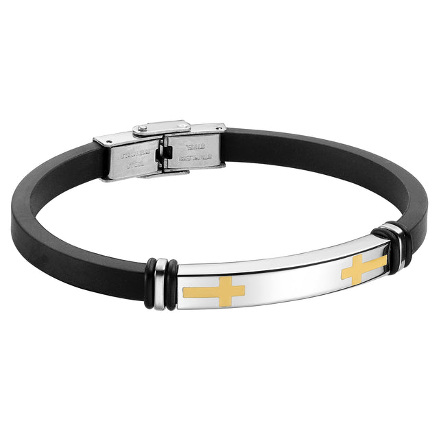 Pulsera de Acero Inoxidable Enso Para Hombre EMB191S Negro