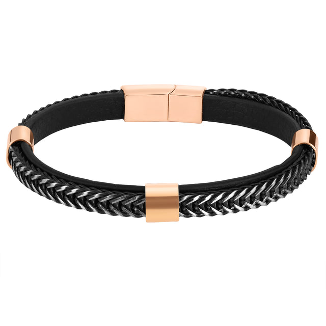 Pulsera Enso Para Hombre EMB224B Negro