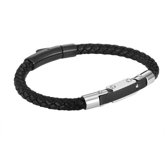 Pulsera Enso Para Hombre EMB235B Negro